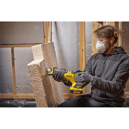 Serra Sabre BRUSHLESS V20 Li-Ion 18V com bateria, carregador e mala ProStack STANLEY  5