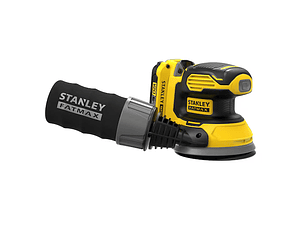 LIXADORA ROTORBITAL V20 LITHIUM-ION 18V Ø125 mm COM 1 BATERIA 2AH, CARREGADOR 2A E SACO DE TRANSPORTE STANLEY