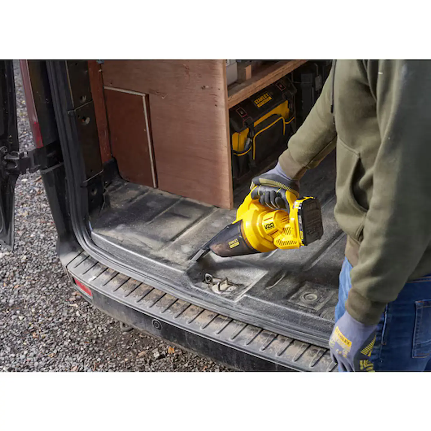 Aspirador de Sólidos V20 Li-Ion 18V 2em1. Sem carregador/bateria STANLEY  9