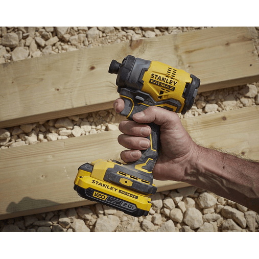 Aparafusadora de Impacto sem escova V20 18V 170Nm com 2 baterias Li-Ion 2Ah STANLEY  2