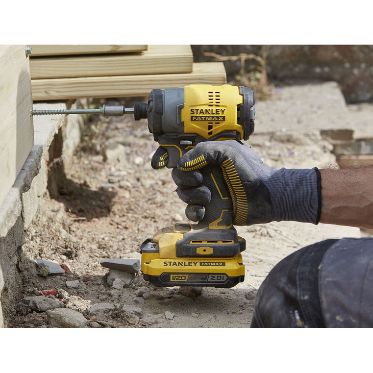 Aparafusadora de Impacto sem escova V20 18V 170Nm com 2 baterias Li-Ion 2Ah STANLEY  3