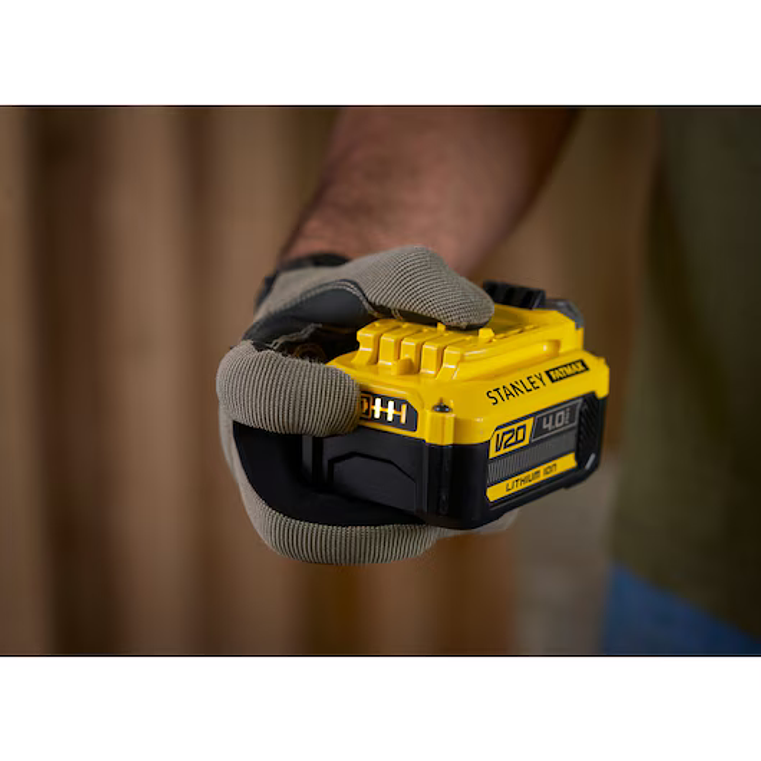 Pack: 1 bateria V20 Li-Ion 18V 4Ah + Carregador 2A STANLEY  3