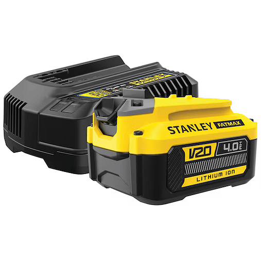 Pack: 1 bateria V20 Li-Ion 18V 4Ah + Carregador 2A STANLEY  2