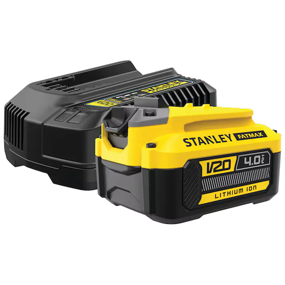 Pack: 1 bateria V20 Li-Ion 18V 4Ah + Carregador 2A STANLEY  2