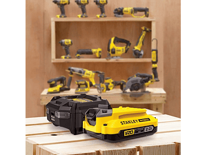 Pack: 1 bateria V20 Li-Ion 18V 2Ah + Carregador 1,25A STANLEY 