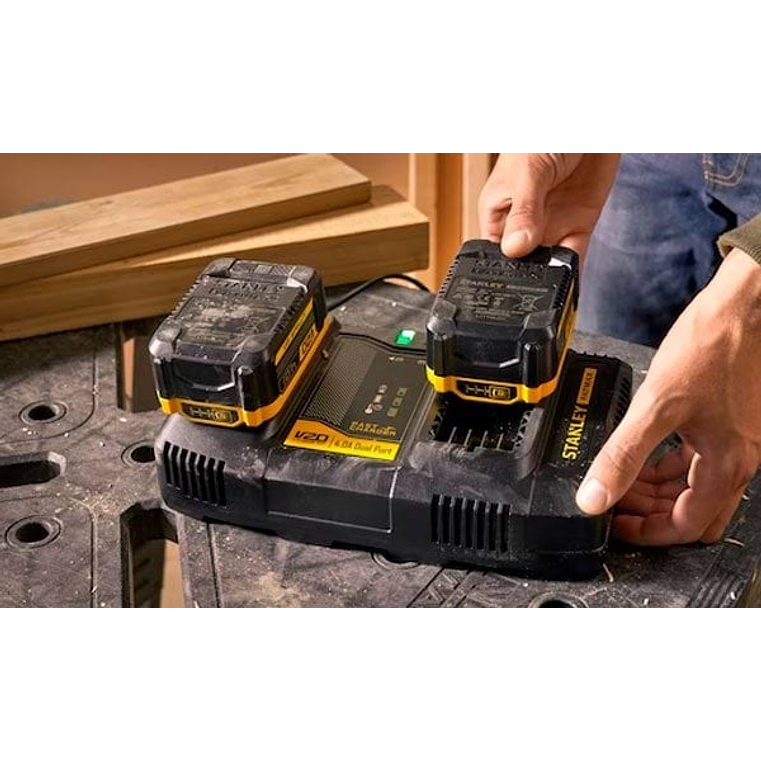 Carregador Duplo V20 4a STANLEY  6