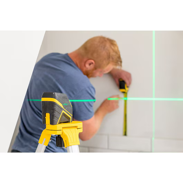 Nível laser de linhas verdes em cruz Pilhas alcalinas FATMAX® STANLEY®  3