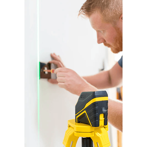 Nível laser de linhas verdes em cruz Pilhas alcalinas FATMAX® STANLEY®  5