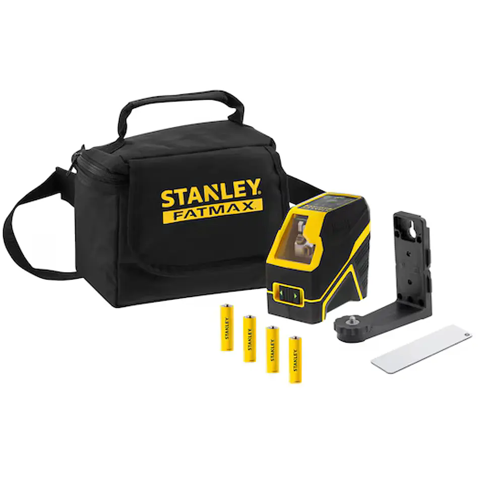 Nível laser de linhas verdes em cruz Pilhas alcalinas FATMAX® STANLEY®  1