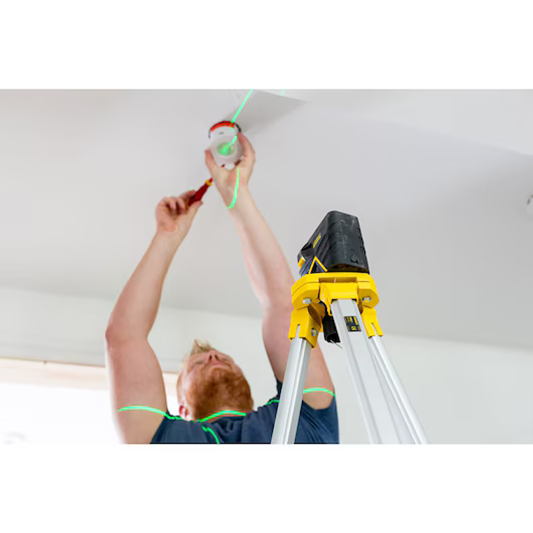 Nível laser de linhas verdes em cruz e 5 pontos Bateria de lítio FATMAX® STANLEY® 3