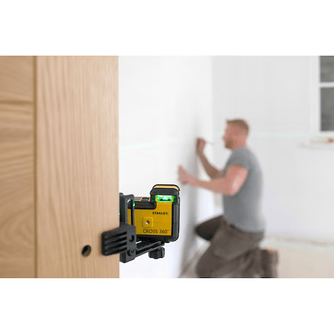 Nível laser VERDE de linhas 360° e linha vertical STANLEY