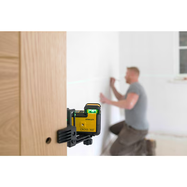 Nível laser VERDE de linhas 360° e linha vertical STANLEY 2