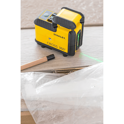 Nível laser VERDE de linhas 360° e linha vertical STANLEY 4