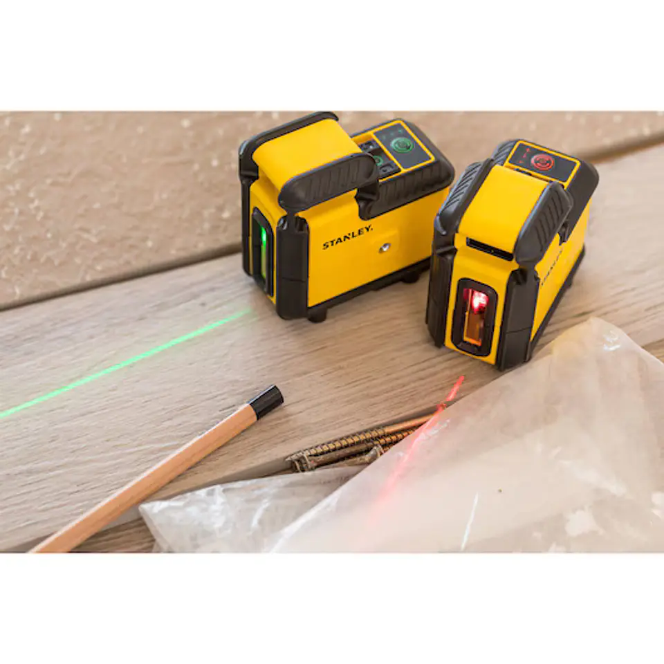 Nível laser VERDE de linhas 360° e linha vertical STANLEY 5