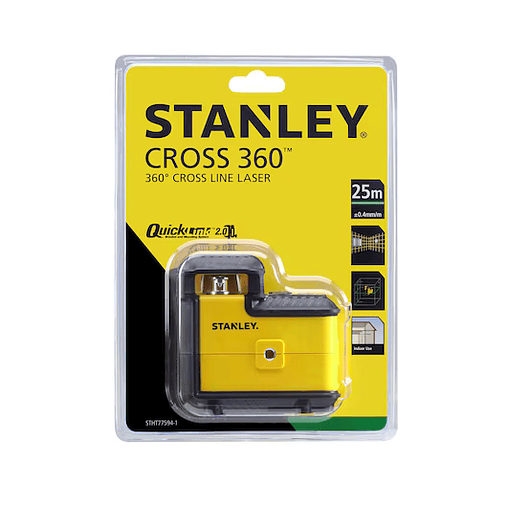 Nível laser VERDE de linhas 360° e linha vertical STANLEY 11