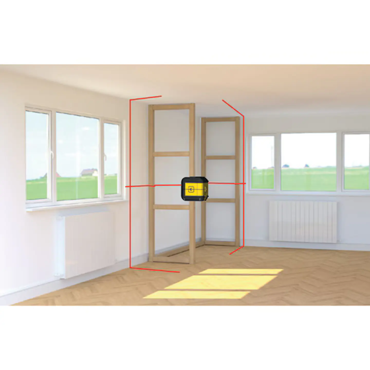 Nível Laser de Linhas Cruzadas STANLEY® Cross 90™ Feixe Vermelho 8