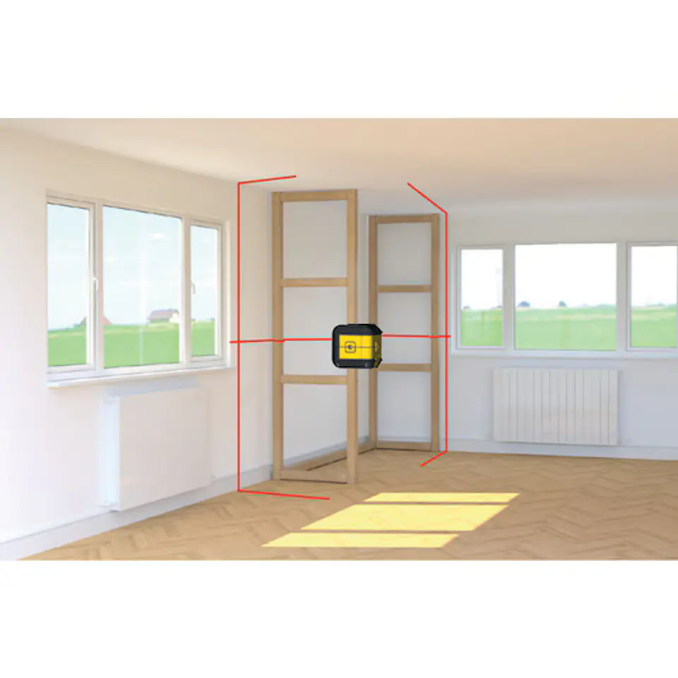 Nível Laser de Linhas Cruzadas STANLEY® Cross 90™ Feixe Vermelho 8