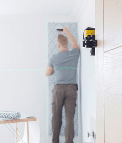 Laser verde Cubix + tripé STANLEY