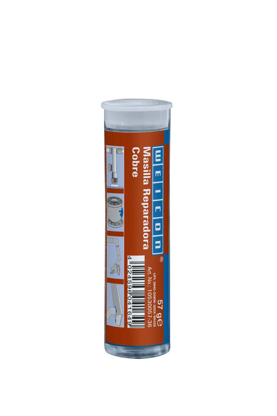 Massa Reparadora para Cobre 57 Gr. WEICON 1