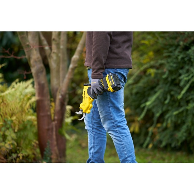 Tesoura Podadora de mão V20 Li-Ion 18V com uma bateria 4Ah STANLEY  6