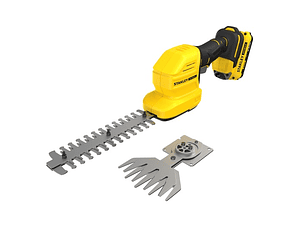 Kit com tesoura corta-relvas + corta-sebes V20 Li-Ion 18V com uma bateria de 2Ah STANLEY 