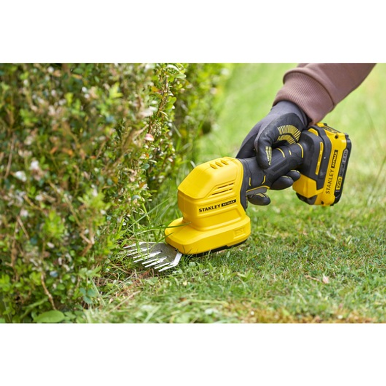 Kit com tesoura corta-relvas + corta-sebes V20 Li-Ion 18V com uma bateria de 2Ah STANLEY  7