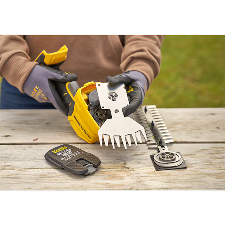 Kit com tesoura corta-relvas + corta-sebes V20 Li-Ion 18V sem bateria/carregador STANLEY  4