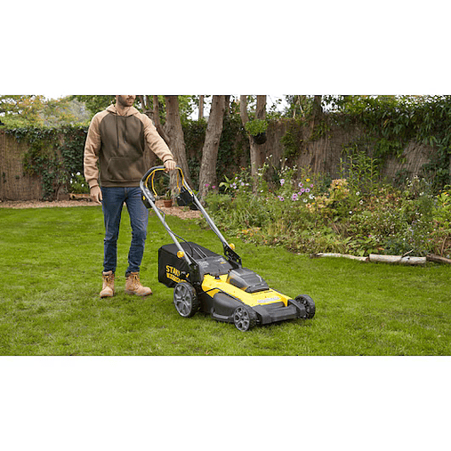 Corta-relvas automotor V20 Li-Ion 18V com 2 baterias 4Ah STANLEY  4