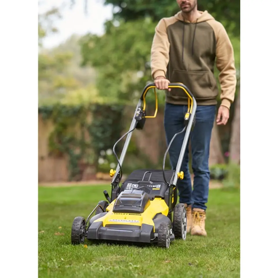 Corta-relvas automotor V20 Li-Ion 18V com 2 baterias 4Ah STANLEY  7