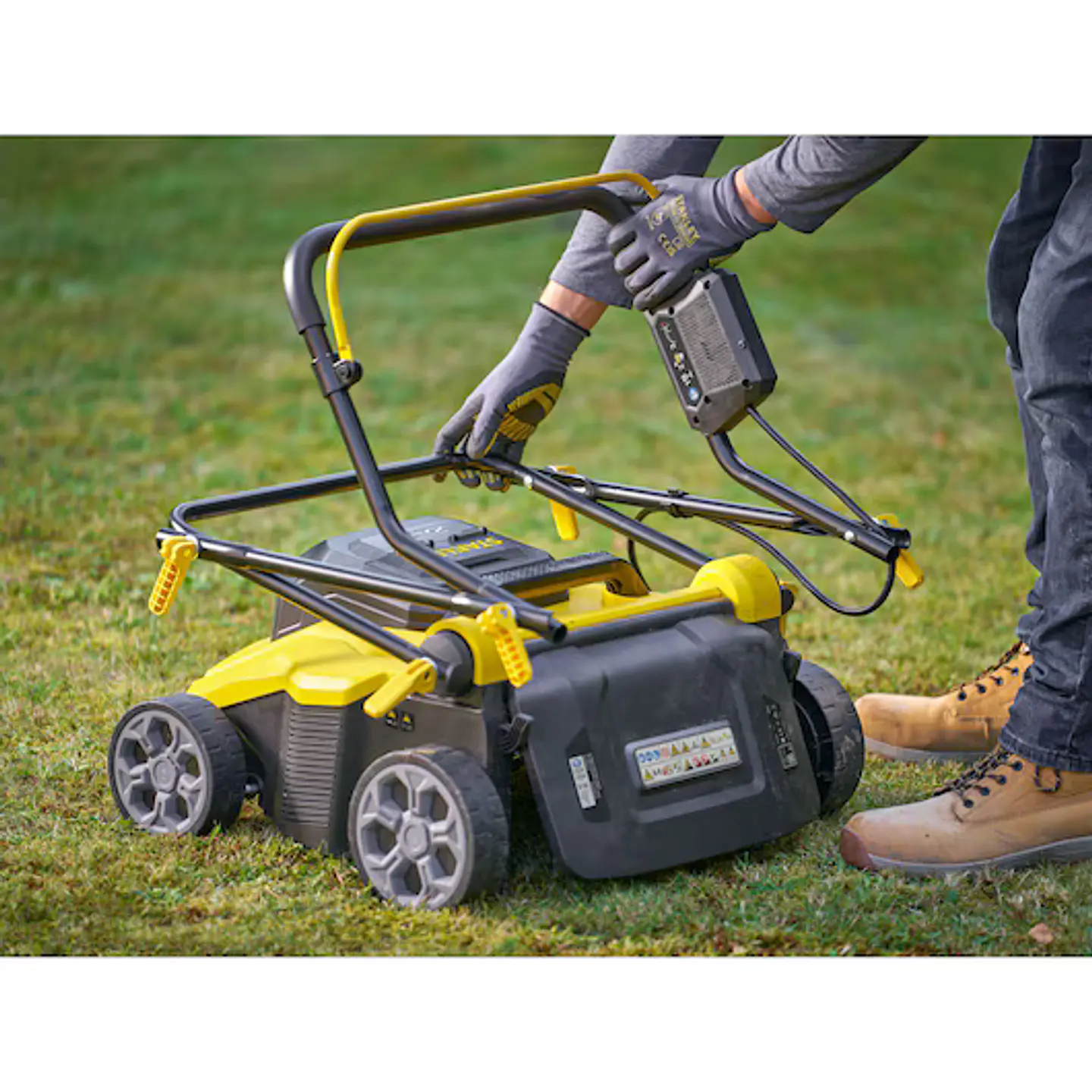 Escarificador sem escovas V20 Li-Ion 2x18V 38cm com 2 baterias 4Ah STANLEY  8