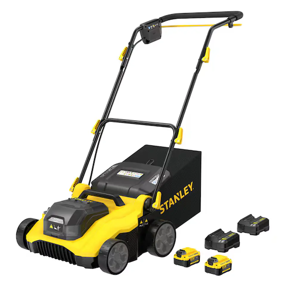 Escarificador sem escovas V20 Li-Ion 2x18V 38cm com 2 baterias 4Ah STANLEY  1