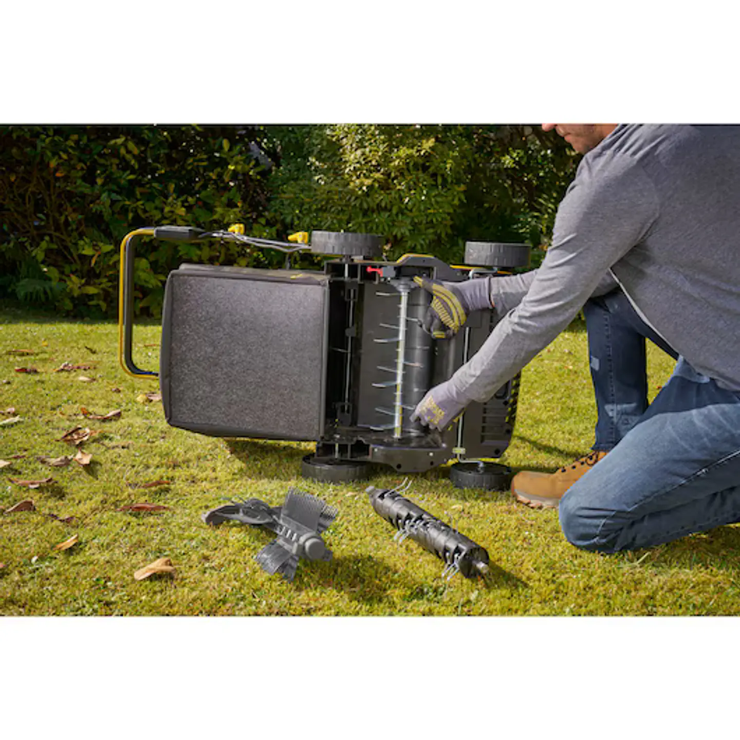 Escarificador sem escovas V20 Li-Ion 2x18V 38cm com 2 baterias 4Ah STANLEY  9