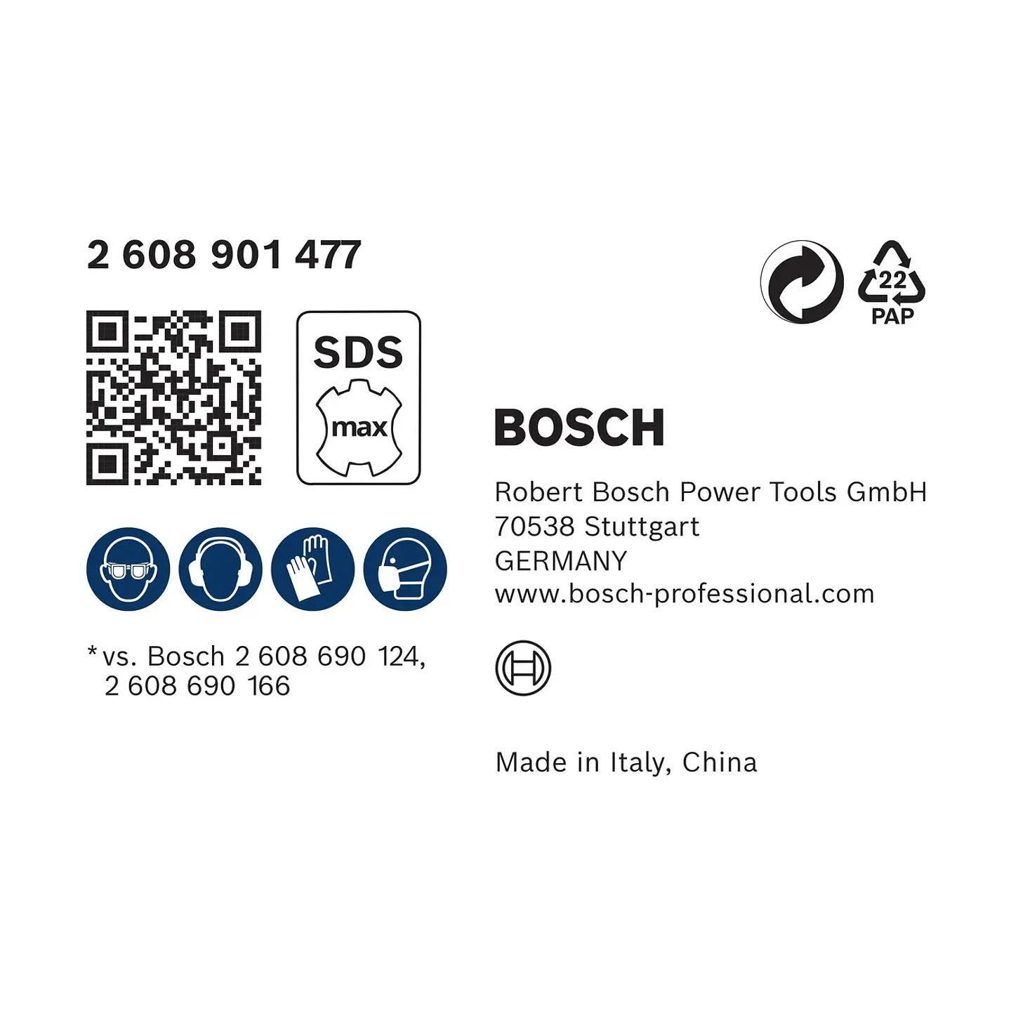 Conjunto de cinzelamento SDS-MAX EXPERT SDS Clean 1 unid. BOSCH  4