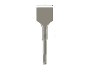 Cinzel de pá PRO SDS plus-4C 1 unid. BOSCH