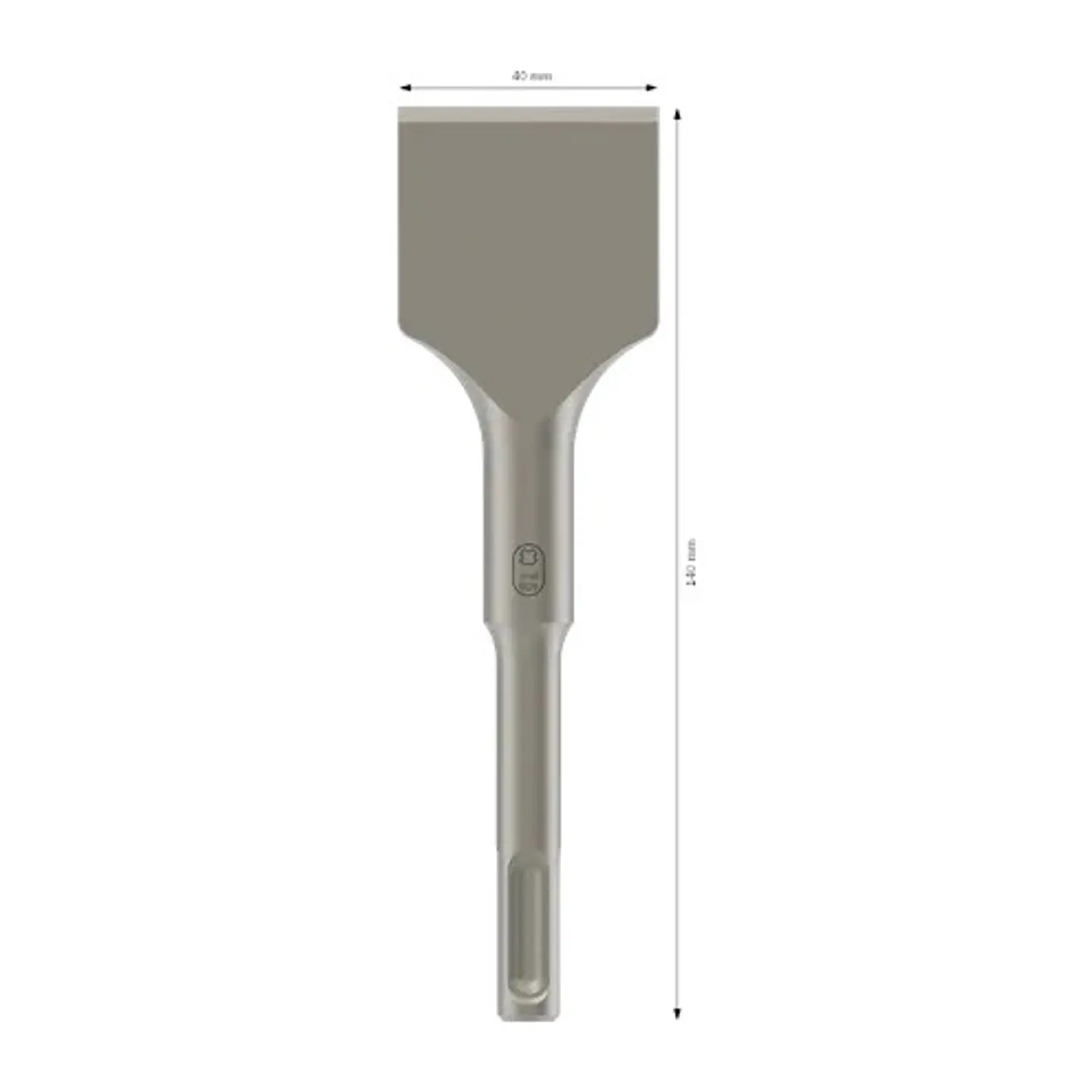 Cinzel de pá PRO SDS plus-4C 1 unid. BOSCH 2