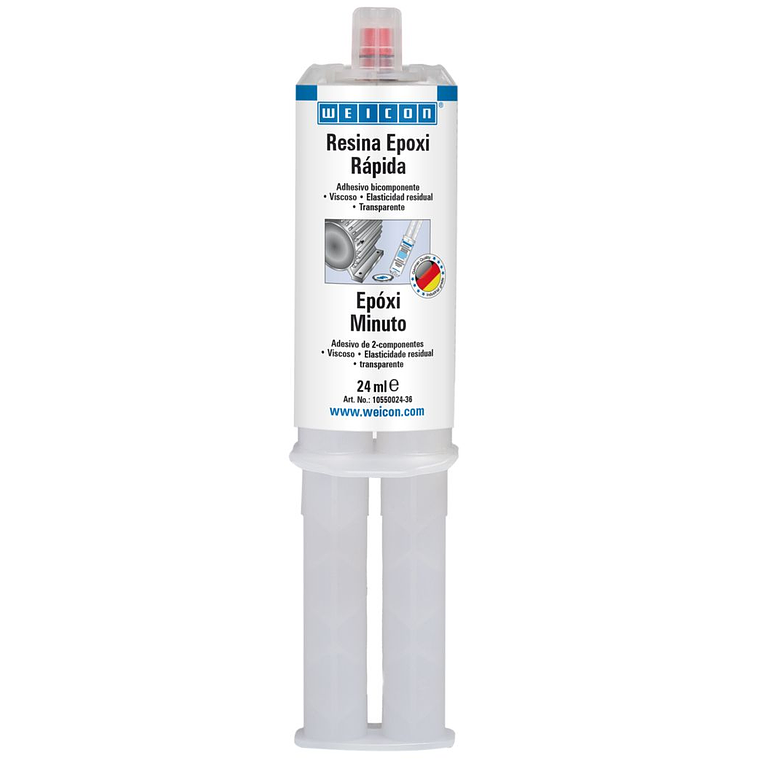 Resina/Cola Epoxy Rápido Amarelo 24ml WEICON 1