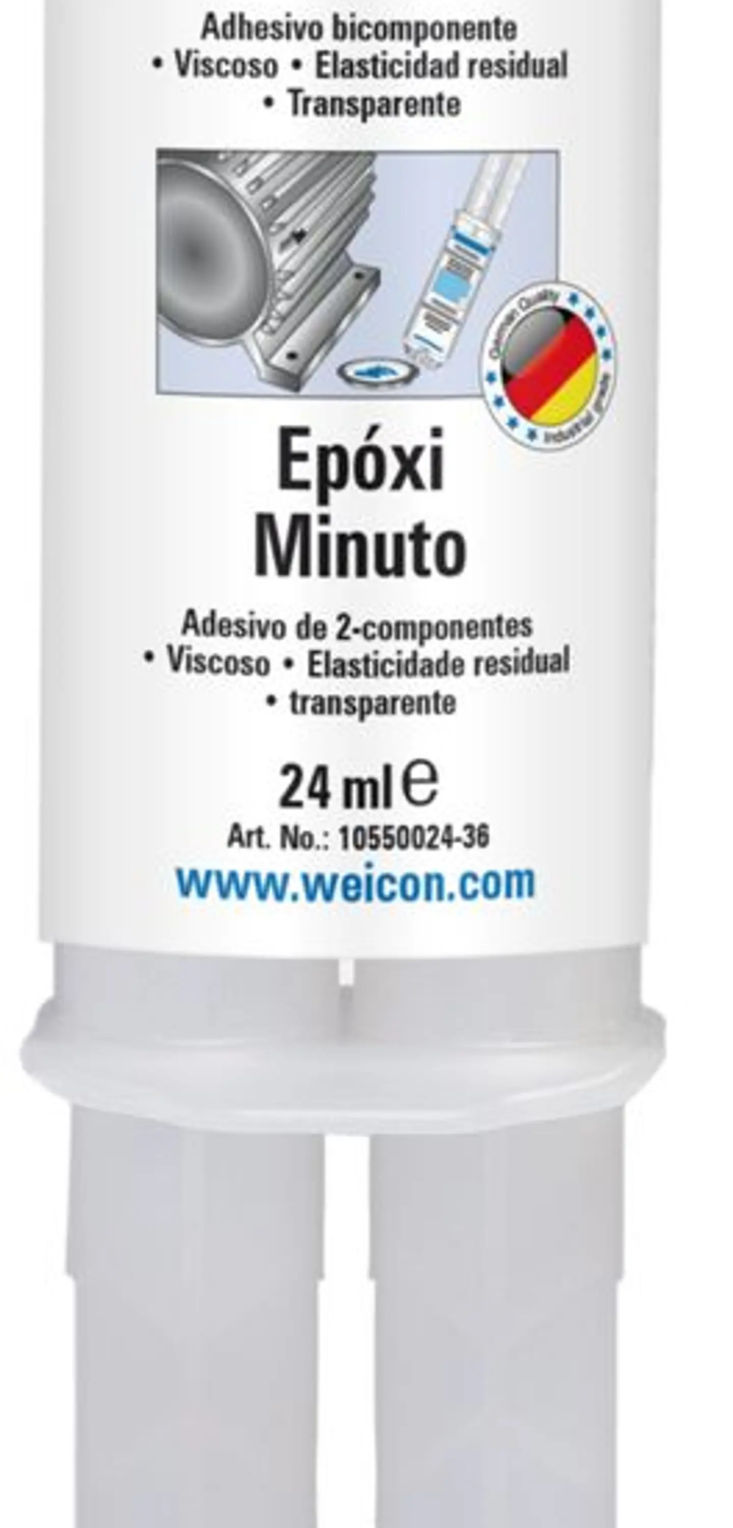 Resina/Cola Epoxy Rápido Amarelo 24ml WEICON 2