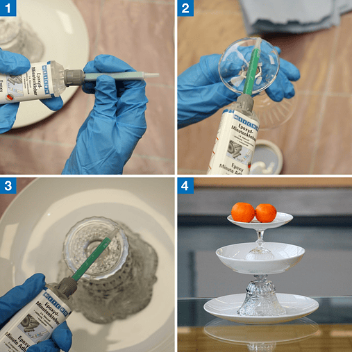 Resina/Cola Epoxy Rápido Amarelo 24ml WEICON 2