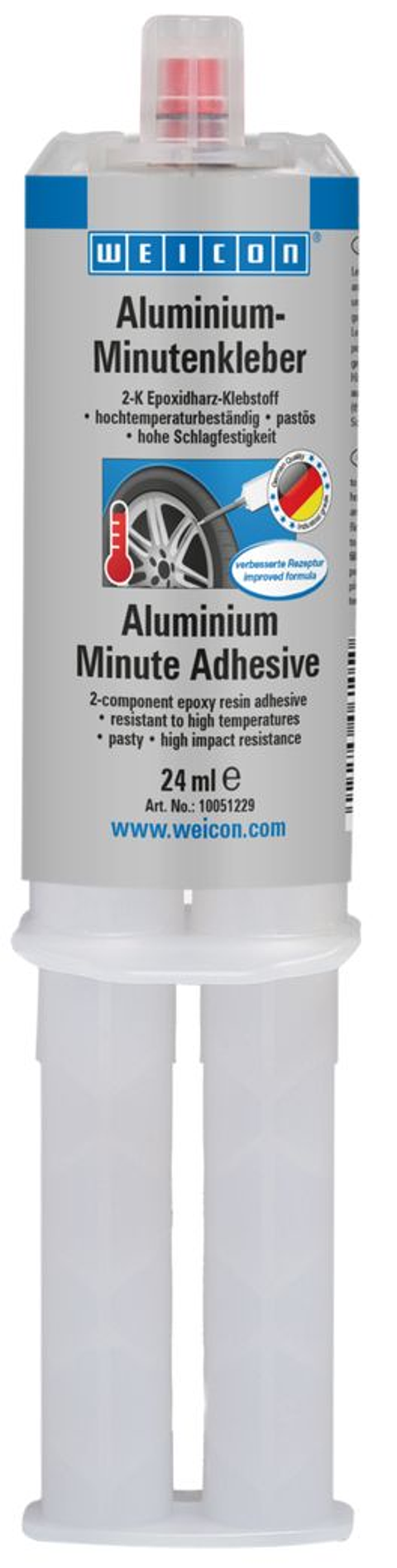 Resina/Cola Epoxy Aluminio 24ml WEICON