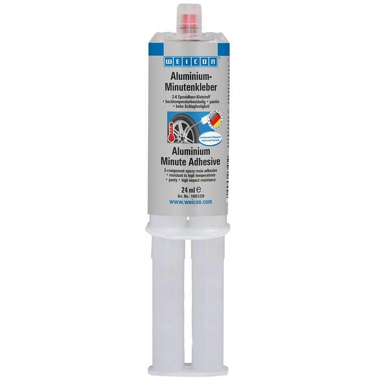 Resina/Cola Epoxy Aluminio 24ml WEICON 1