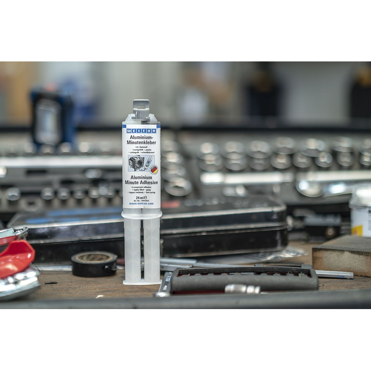 Resina/Cola Epoxy Aluminio 24ml WEICON 2