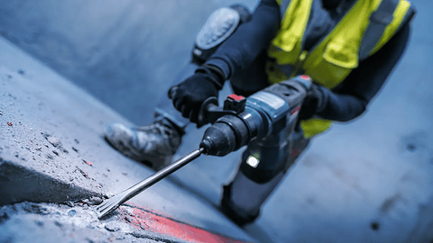 Conjunto de cinzéis planos PRO SDS plus-5C 5 unid. BOSCH 