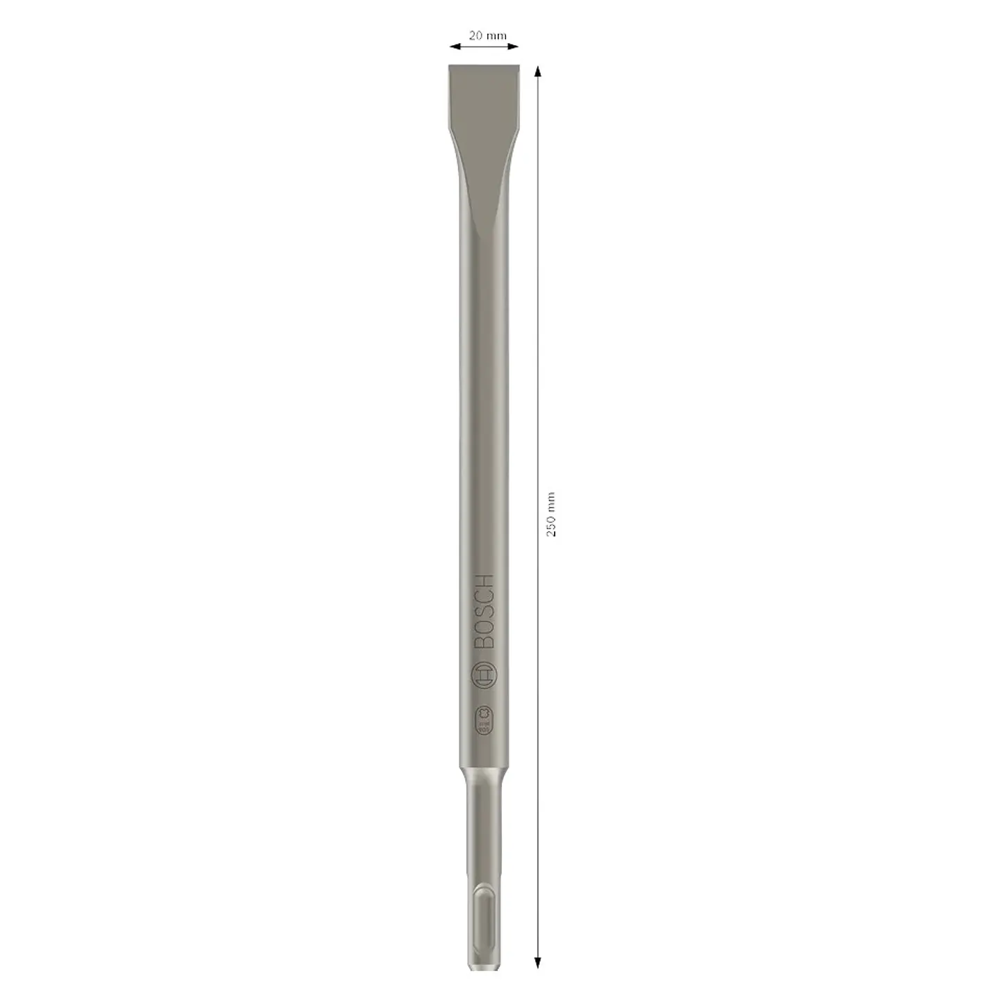 Conjunto de cinzéis planos PRO SDS plus-4C 10 unid. BOSCH  2