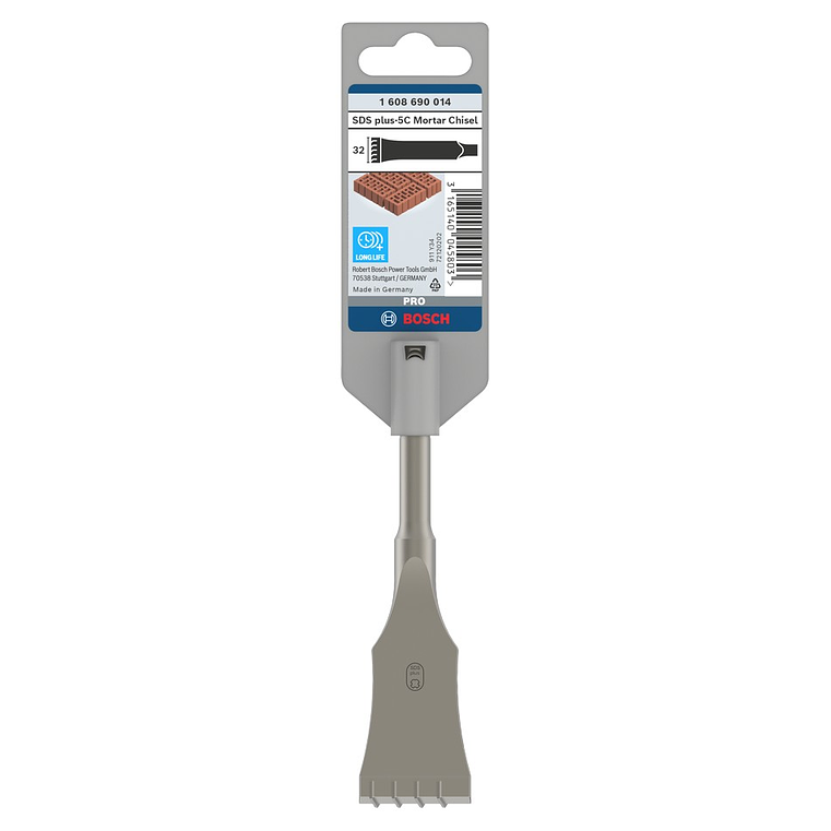 Cinzel para argamassa com ponta de carboneto PRO SDS plus-5C 32mm BOSCH  3