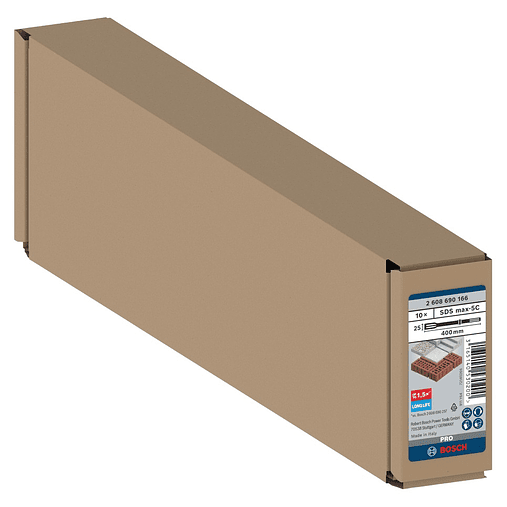 Conjunto de cinzéis planos PRO SDS max-5C 25mm BOSCH  3