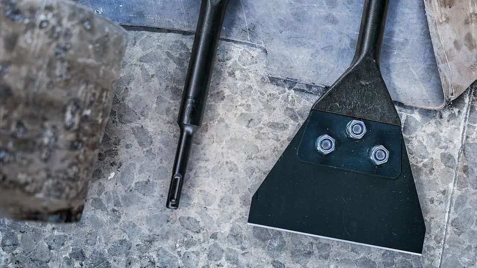 Conjunto de substituição de PRO SDS plus Floor Scraper 130mm 1 unid. BOSCH  11