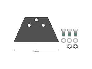 Conjunto de substituição de PRO SDS plus Floor Scraper 130mm BOSCH 