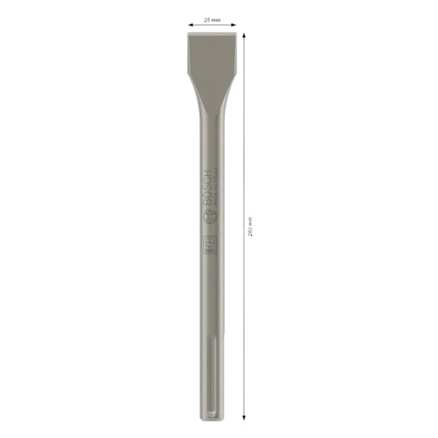 Cinzel plano PRO SDS max-4C 25mm 1 unid. BOSCH  9