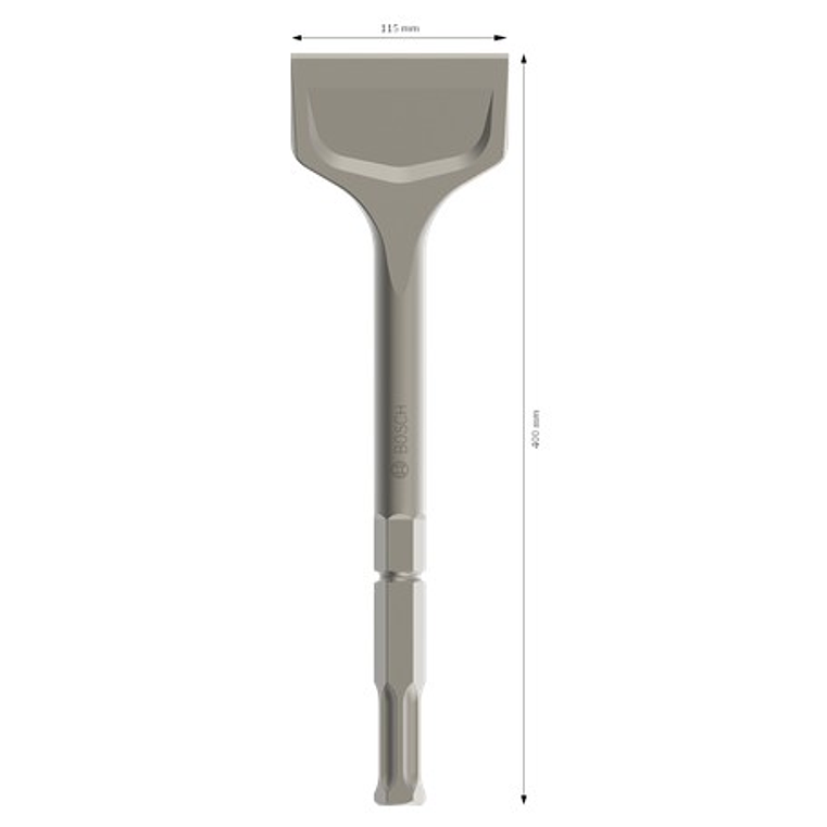 Cinzel de pá PRO HEX 22-5C 115mm BOSCH  2