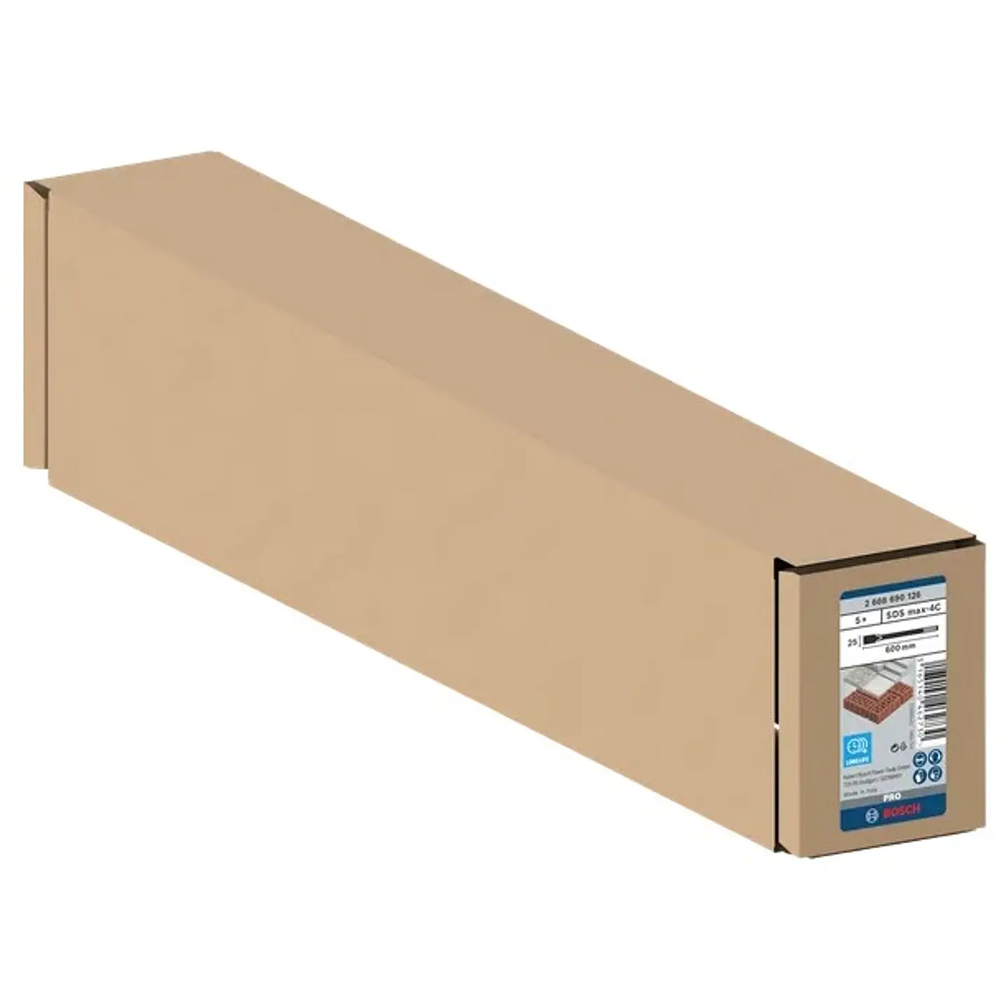 Cinzel plano PRO SDS max-4C 25mm 5 unid. BOSCH  3
